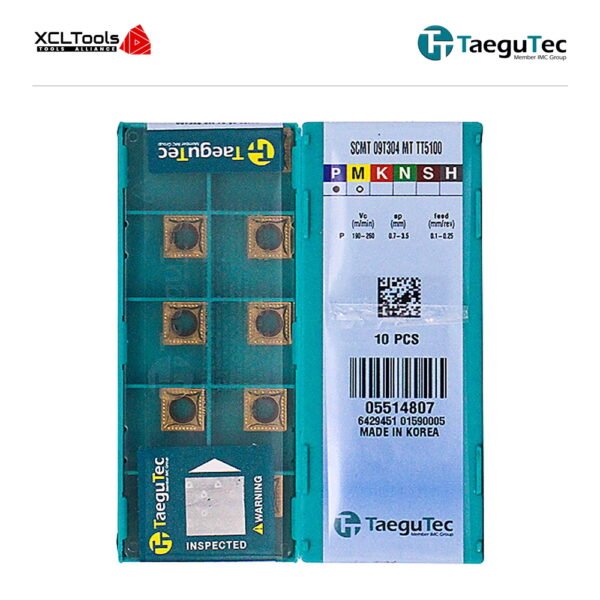 TaeguTec SCMT09T304-MT TT5100 CNC Cutting Insert - XCLTOOLS