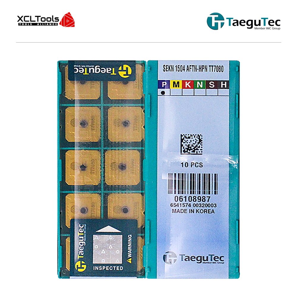TaeguTec SEKN1504AFTN-HPN TT7080 CNC Cutting Insert - XCLTOOLS TaeguTec SEKN1504AFTN-HPN TT7080 CNC Cutting Insert - XCLTOOLS