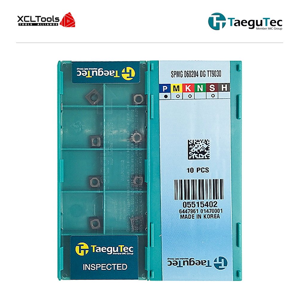 TaeguTec SPMG060204-DG TT9030 CNC Cutting Insert - XCLTOOLS TaeguTec SPMG060204-DG TT9030 CNC Cutting Insert - XCLTOOLS