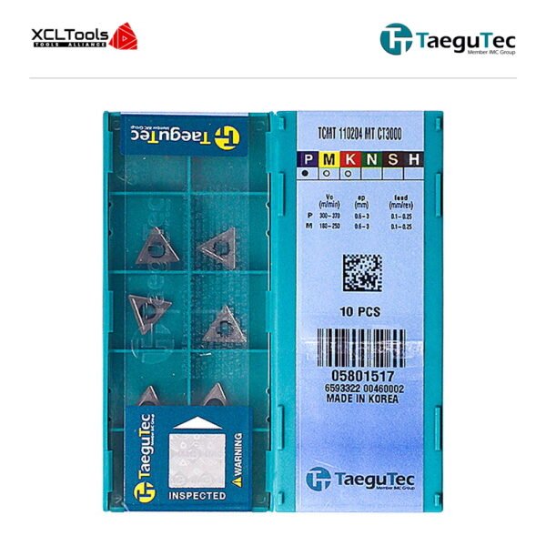 TaeguTec TCMT110204-MT CT3000 CNC Cutting Insert - XCLTOOLS