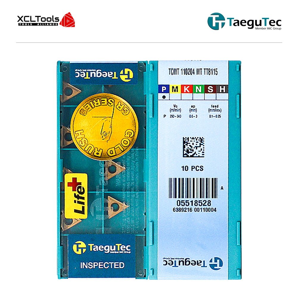 TaeguTec TCMT110204-MT TT8115B CNC Cutting Insert - XCLTOOLS TaeguTec TCMT110204-MT TT8115B CNC Cutting Insert - XCLTOOLS