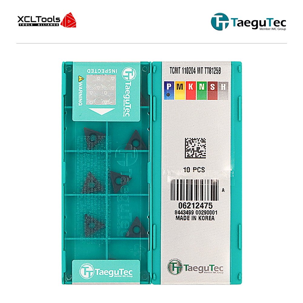 TaeguTec TCMT110204-MT TT8125B CNC Cutting Insert - XCLTOOLS TaeguTec TCMT110204-MT TT8125B CNC Cutting Insert - XCLTOOLS