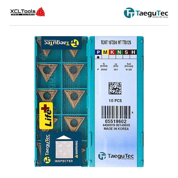 TaeguTec TCMT16T304-MT TT8125B CNC Cutting Insert - XCLTOOLS