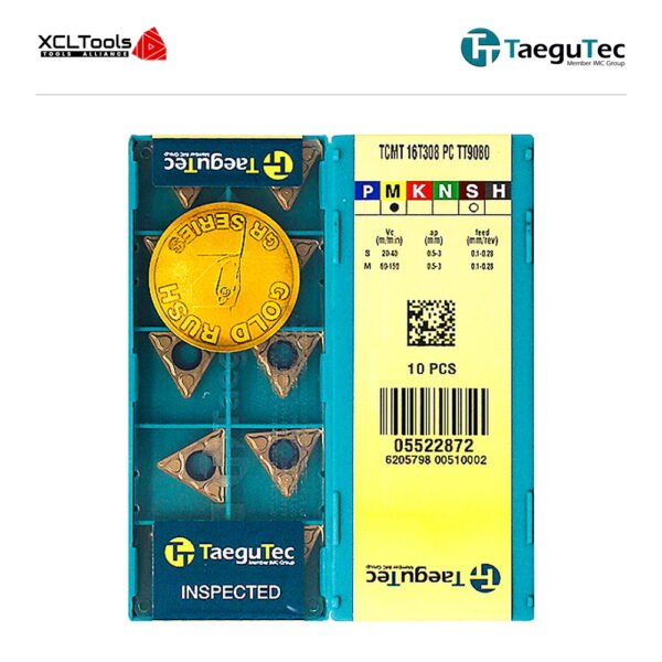 TaeguTec TCMT16T308-PC TT9080 CNC Cutting Insert - XCLTOOLS