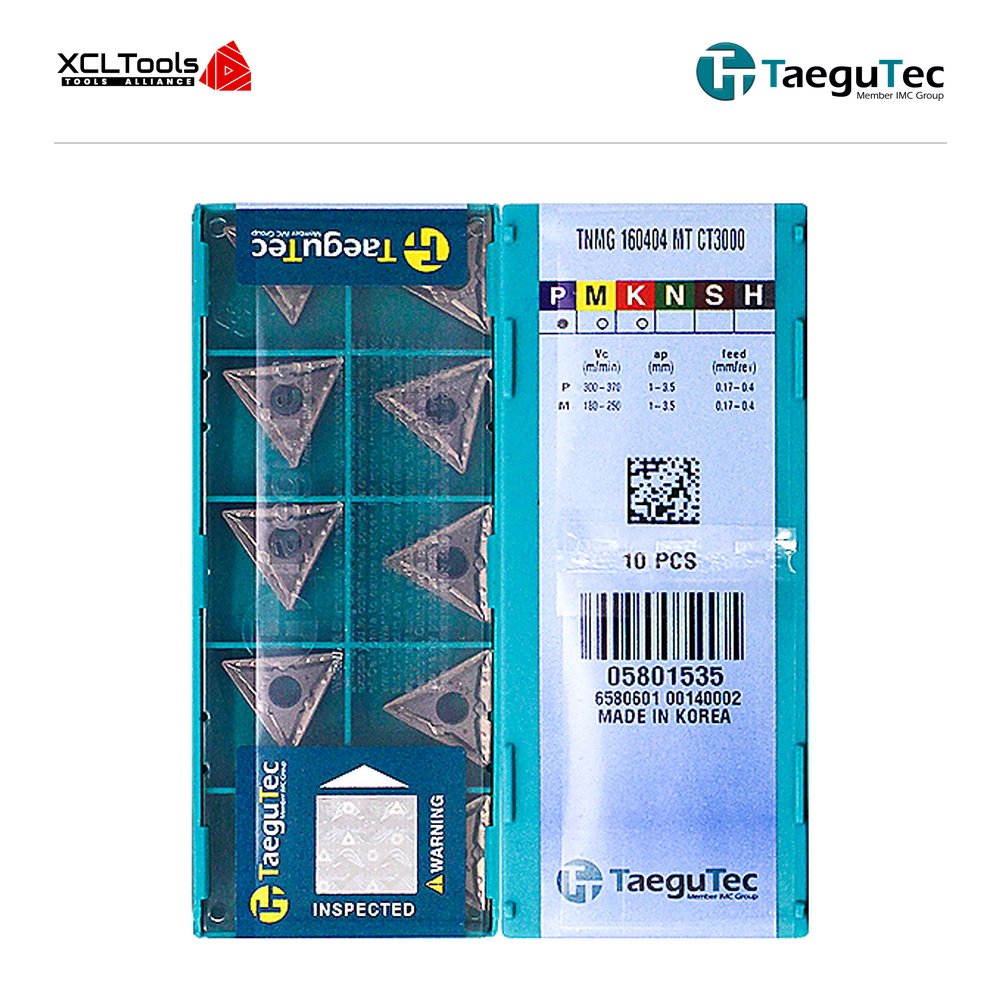 TaeguTec TNMG160404-MT CT3000 CNC Cutting Insert - XCLTOOLS TaeguTec TNMG160404-MT CT3000 CNC Cutting Insert - XCLTOOLS