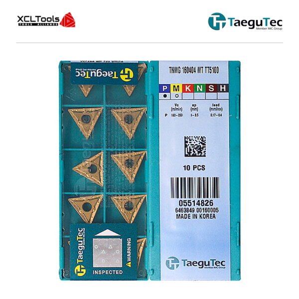 TaeguTec TNMG160404-MT TT5100 CNC Cutting Insert - XCLTOOLS