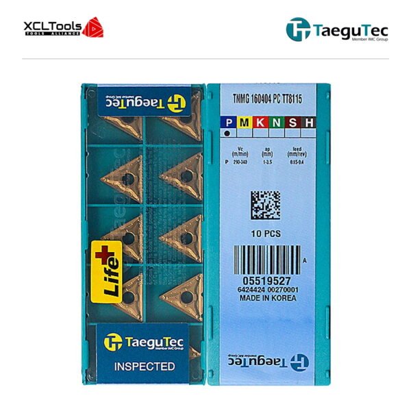 TaeguTec TNMG160404-PC TT8115 CNC Cutting Insert - XCLTOOLS