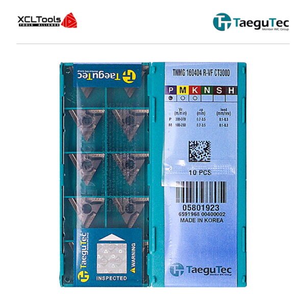 TaeguTec TNMG160404R-VF CT3000 CNC Cutting Insert - XCLTOOLS