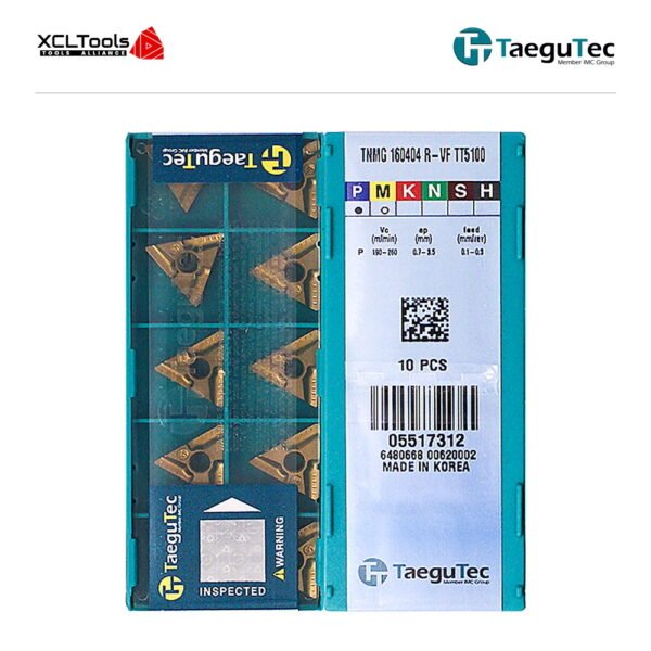 TaeguTec TNMG160404R-VF TT5100 CNC Cutting Insert - XCLTOOLS