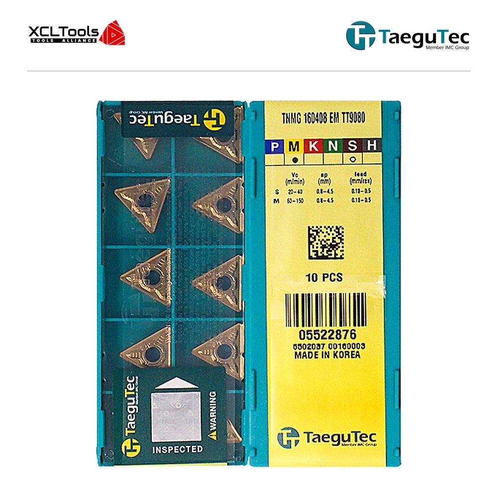 TaeguTec TNMG160408-EM TT9080 CNC Cutting Insert - XCLTOOLS TaeguTec TNMG160408-EM TT9080 CNC Cutting Insert - XCLTOOLS