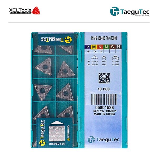 TaeguTec TNMG160408-FG CT3000 CNC Cutting Insert - XCLTOOLS