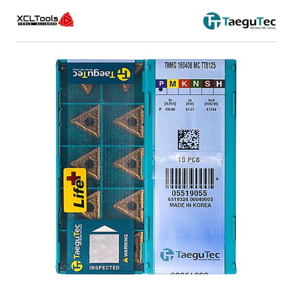TaeguTec TNMG160408-MC TT8125B CNC Cutting Insert - XCLTOOLS