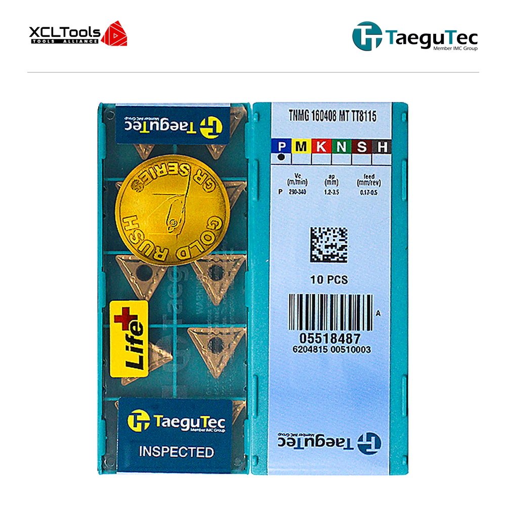 TaeguTec TNMG160408-MT TT8115B CNC Cutting Insert - XCLTOOLS TaeguTec TNMG160408-MT TT8115B CNC Cutting Insert - XCLTOOLS
