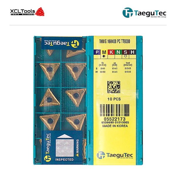 TaeguTec TNMG160408-PC TT9080 CNC Cutting Insert - XCLTOOLS