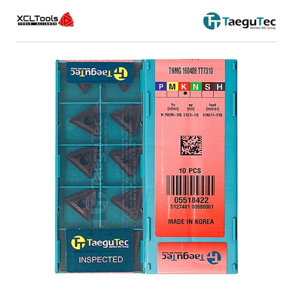 TaeguTec TNMG160408 TT7310 CNC Cutting Insert - XCLTOOLS