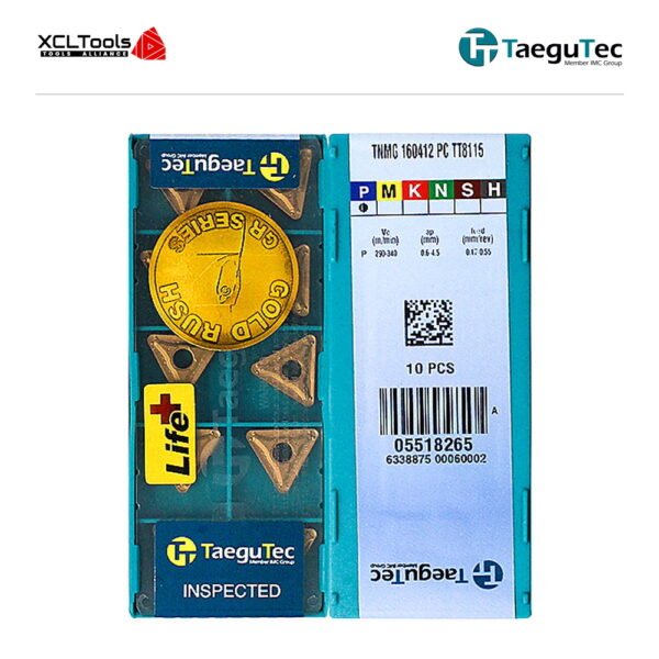 TaeguTec TNMG160412-PC TT8115 CNC Cutting Insert - XCLTOOLS