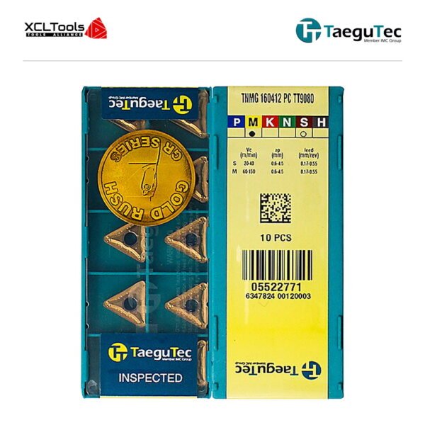 TaeguTec TNMG160412-PC TT9080 CNC Cutting Insert - XCLTOOLS