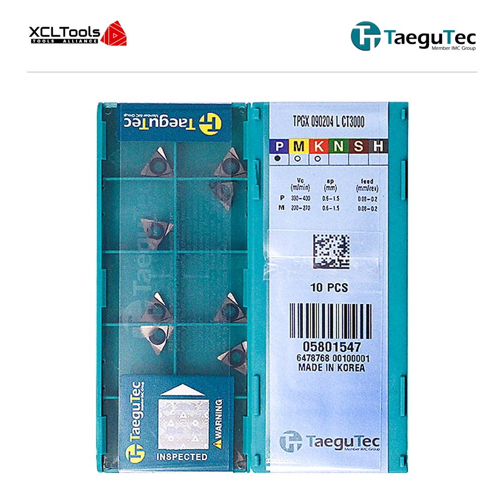 TaeguTec TPGX090204L CT3000 CNC Cutting Insert - XCLTOOLS TaeguTec TPGX090204L CT3000 CNC Cutting Insert - XCLTOOLS