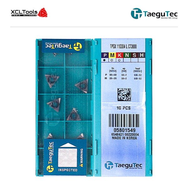 TaeguTec TPGX110304L CT3000 CNC Cutting Insert - XCLTOOLS