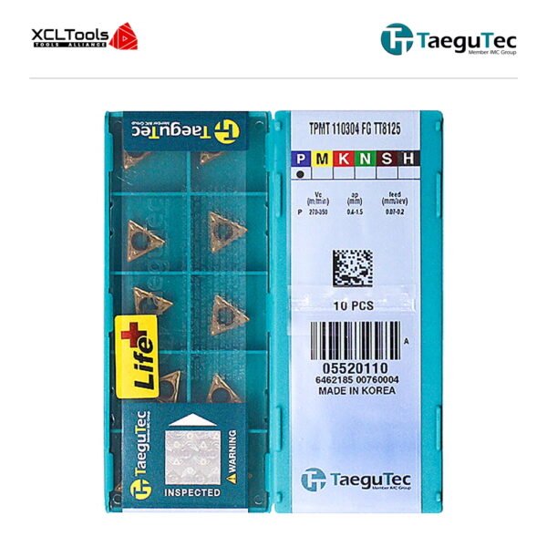 TaeguTec TPMT110304-FG TT8125B CNC Cutting Insert - XCLTOOLS