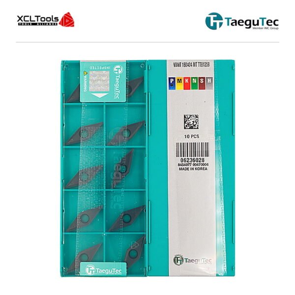 TaeguTec VBMT160404-MT TT8125B CNC Cutting Insert - XCLTOOLS