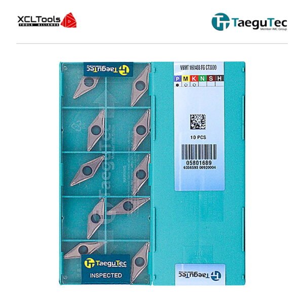 TaeguTec VBMT160408-FG CT3000 CNC Cutting Insert - XCLTOOLS