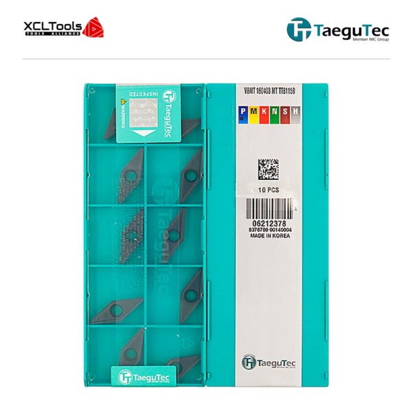 TaeguTec VBMT160408-MT TT8115B CNC Cutting Insert - XCLTOOLS