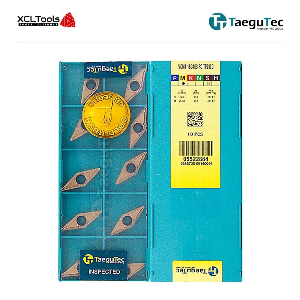 TaeguTec VCMT160408-PC TT9080 CNC Cutting Insert - XCLTOOLS TaeguTec VCMT160408-PC TT9080 CNC Cutting Insert - XCLTOOLS