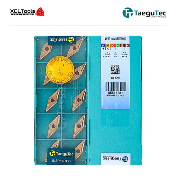 TaeguTec VNMG160408-MT TT5100 CNC Cutting Insert - XCLTOOLS