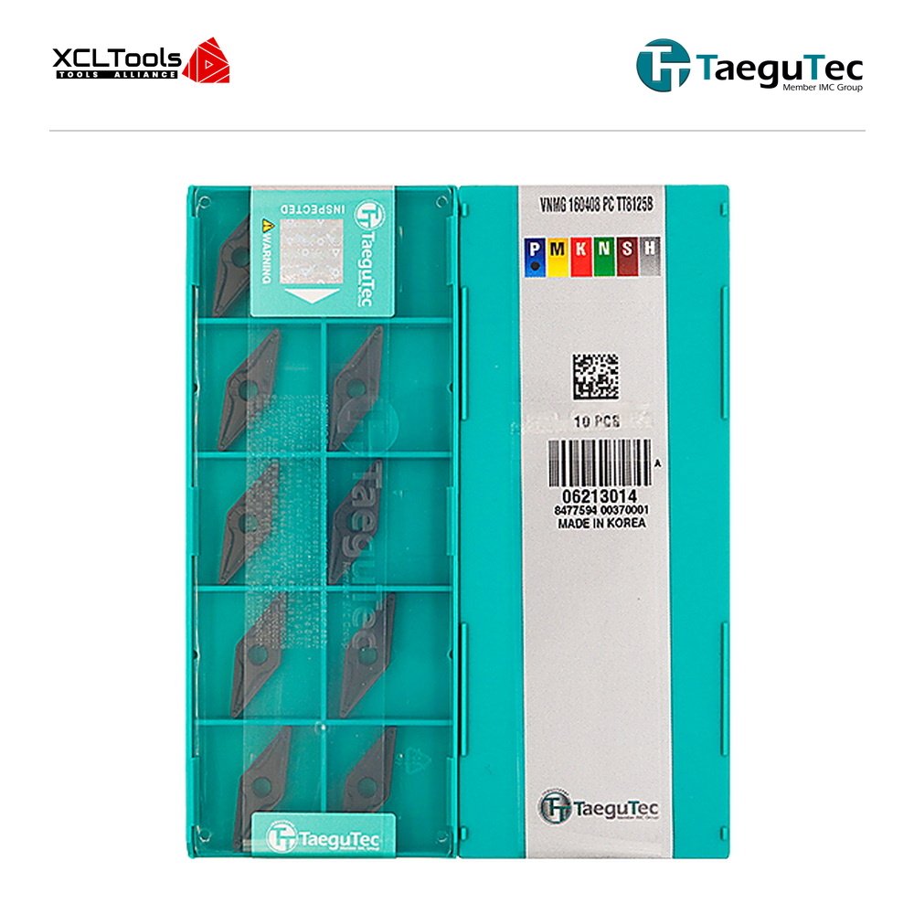 TaeguTec VNMG160408-PC TT8125B CNC Cutting Insert - XCLTOOLS TaeguTec VNMG160408-PC TT8125B CNC Cutting Insert - XCLTOOLS
