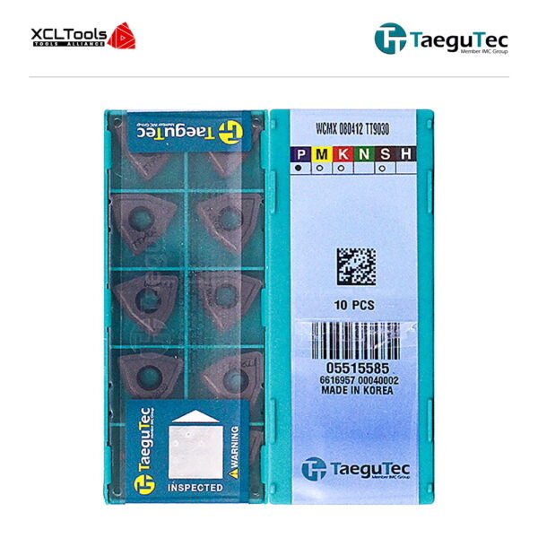TaeguTec WCMX080412 TT9030 CNC Cutting Insert - XCLTOOLS