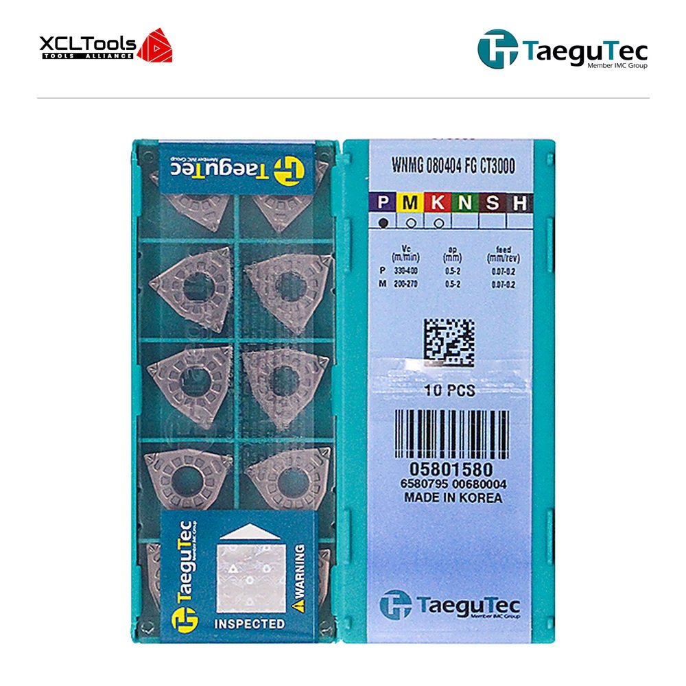 TaeguTec WNMG080404-FG CT3000 CNC Cutting Insert - XCLTOOLS TaeguTec WNMG080404-FG CT3000 CNC Cutting Insert - XCLTOOLS