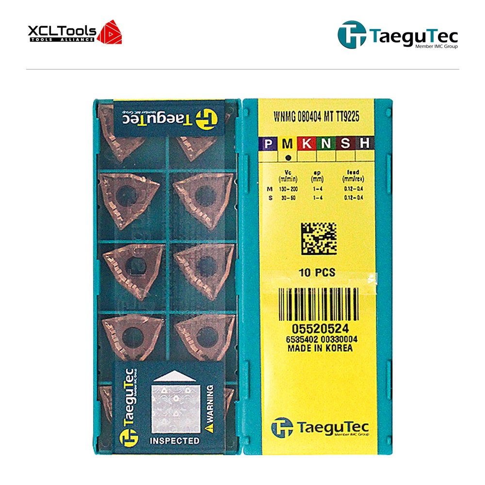 TaeguTec WNMG080404-MT TT9225 CNC Cutting Insert - XCLTOOLS TaeguTec WNMG080404-MT TT9225 CNC Cutting Insert - XCLTOOLS