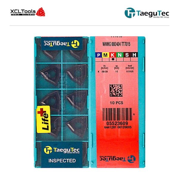 TaeguTec WNMG080404 TT7015 CNC Cutting Insert - XCLTOOLS
