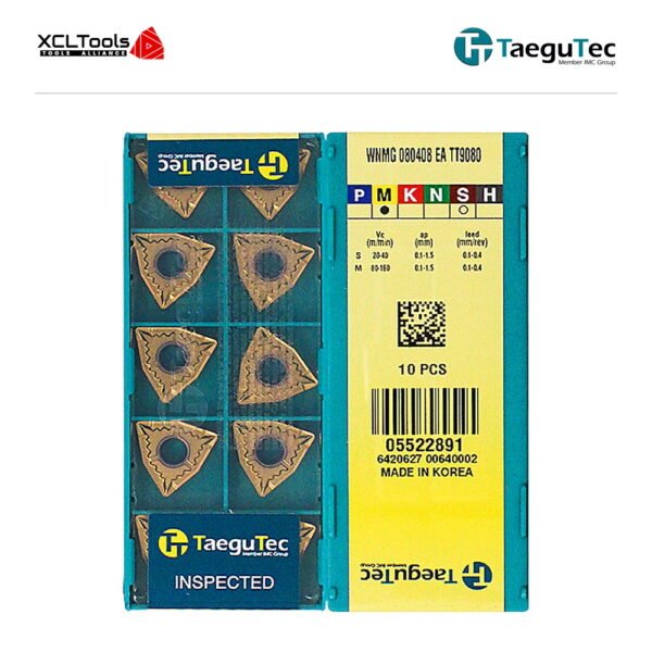 TaeguTec WNMG080408-EA TT9080 CNC Cutting Insert - XCLTOOLS