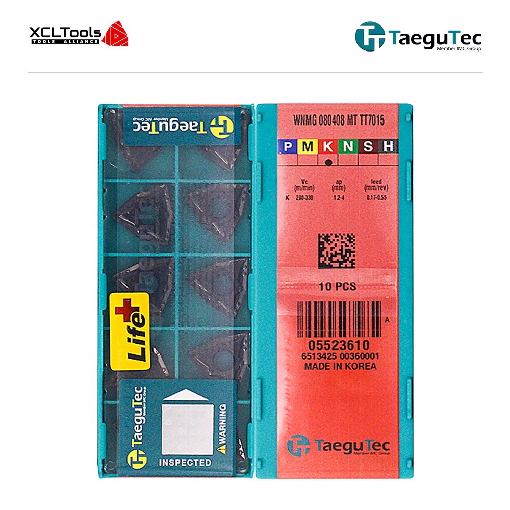 TaeguTec WNMG080408-MT TT7015 CNC Cutting Insert - XCLTOOLS TaeguTec WNMG080408-MT TT7015 CNC Cutting Insert - XCLTOOLS