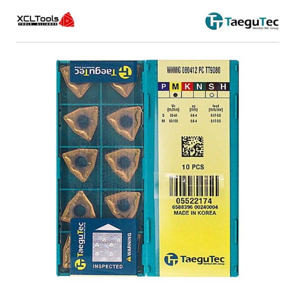 TaeguTec WNMG080412-PC TT9080 CNC Cutting Insert - XCLTOOLS
