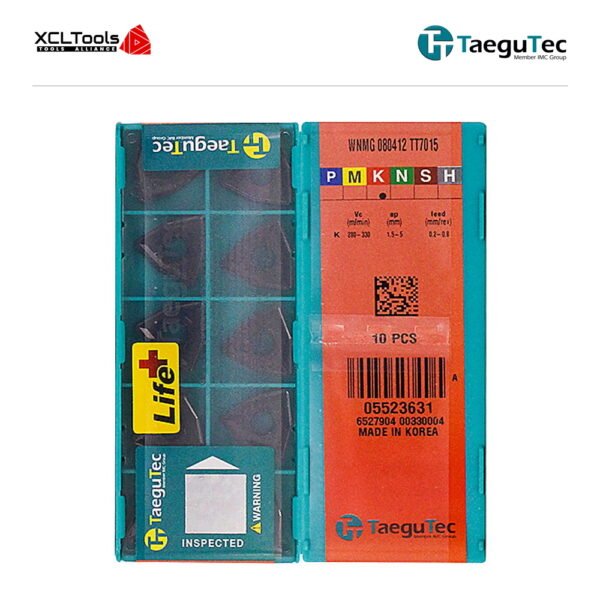 TaeguTec WNMG080412 TT7015 CNC Cutting Insert - XCLTOOLS