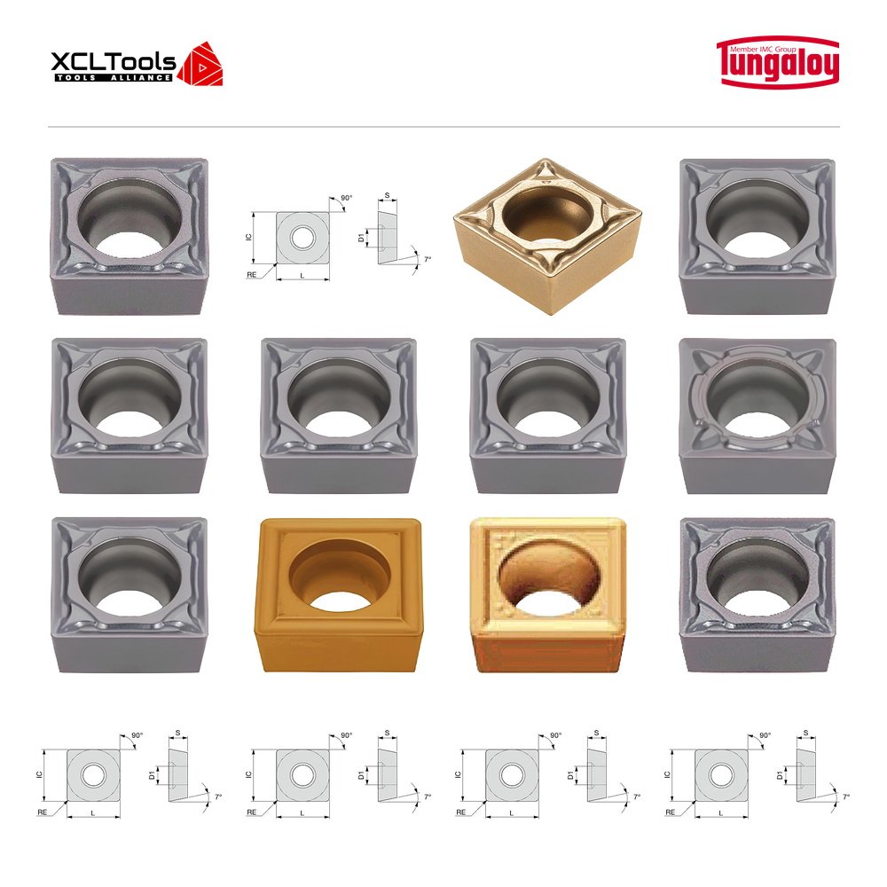 Tungaloy SCMT Series CNC Cutting Inserts - XCLTOOLS Tungaloy SCMT Series CNC Cutting Inserts - XCLTOOLS