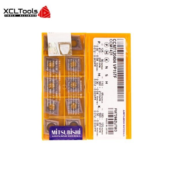 Mitsubishi carbide insert CCMT120404 VP15TF