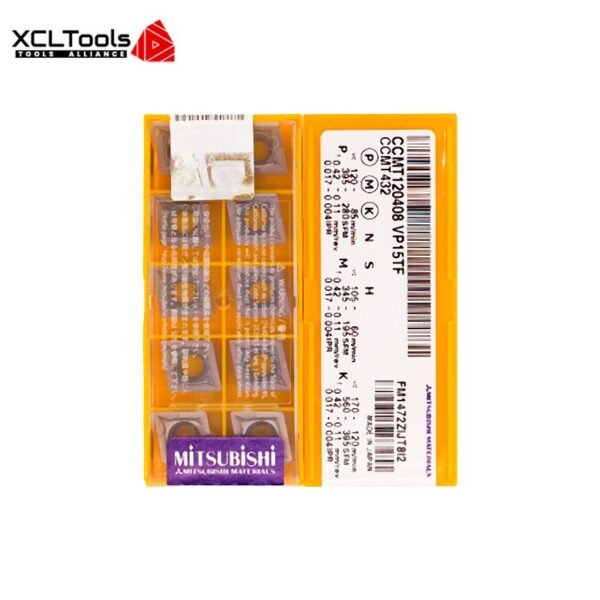 Mitsubishi carbide insert CCMT120408 VP15TF