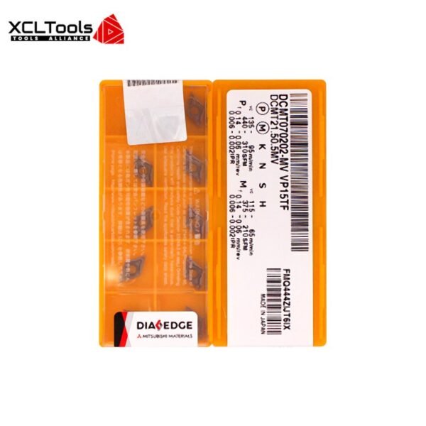 Mitsubishi carbide insert DCMT070202-MV VP15TF