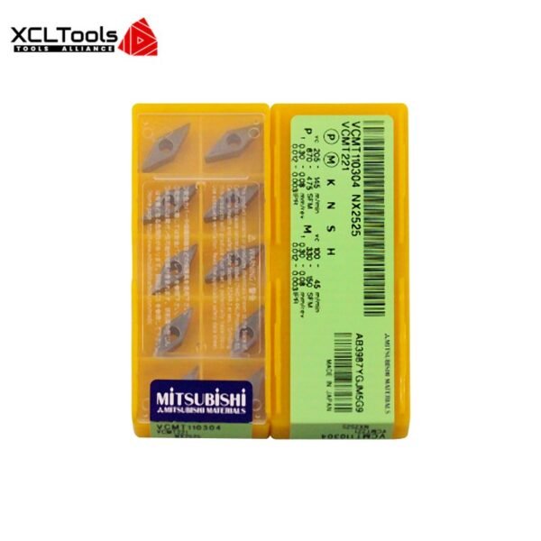 Mitsubishi carbide insert VCMT110304 NX2525